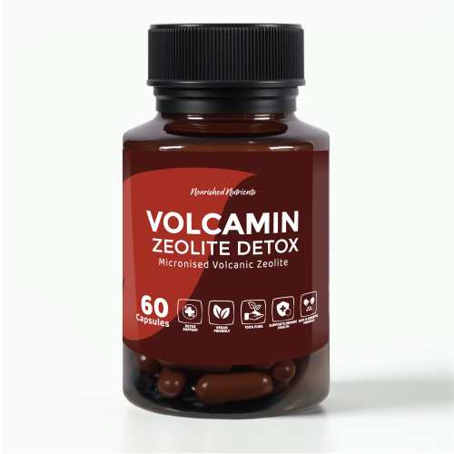 Micronised Zeolite Capsules – Natural Detox from Clinoptilolite Volcanic Mineral (60 Capsules)