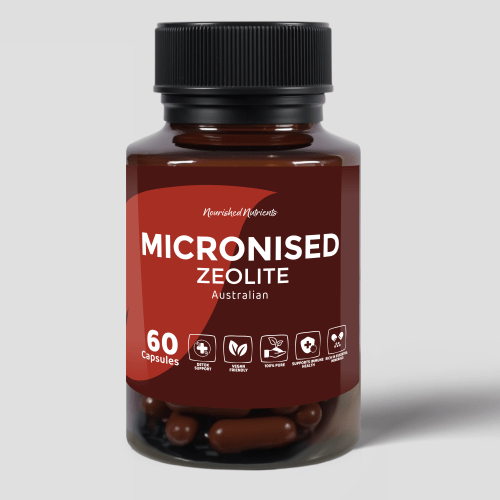 Micronised Zeolite Capsules – Natural Detox Support from Volcanic Minerals (60 Capsules)