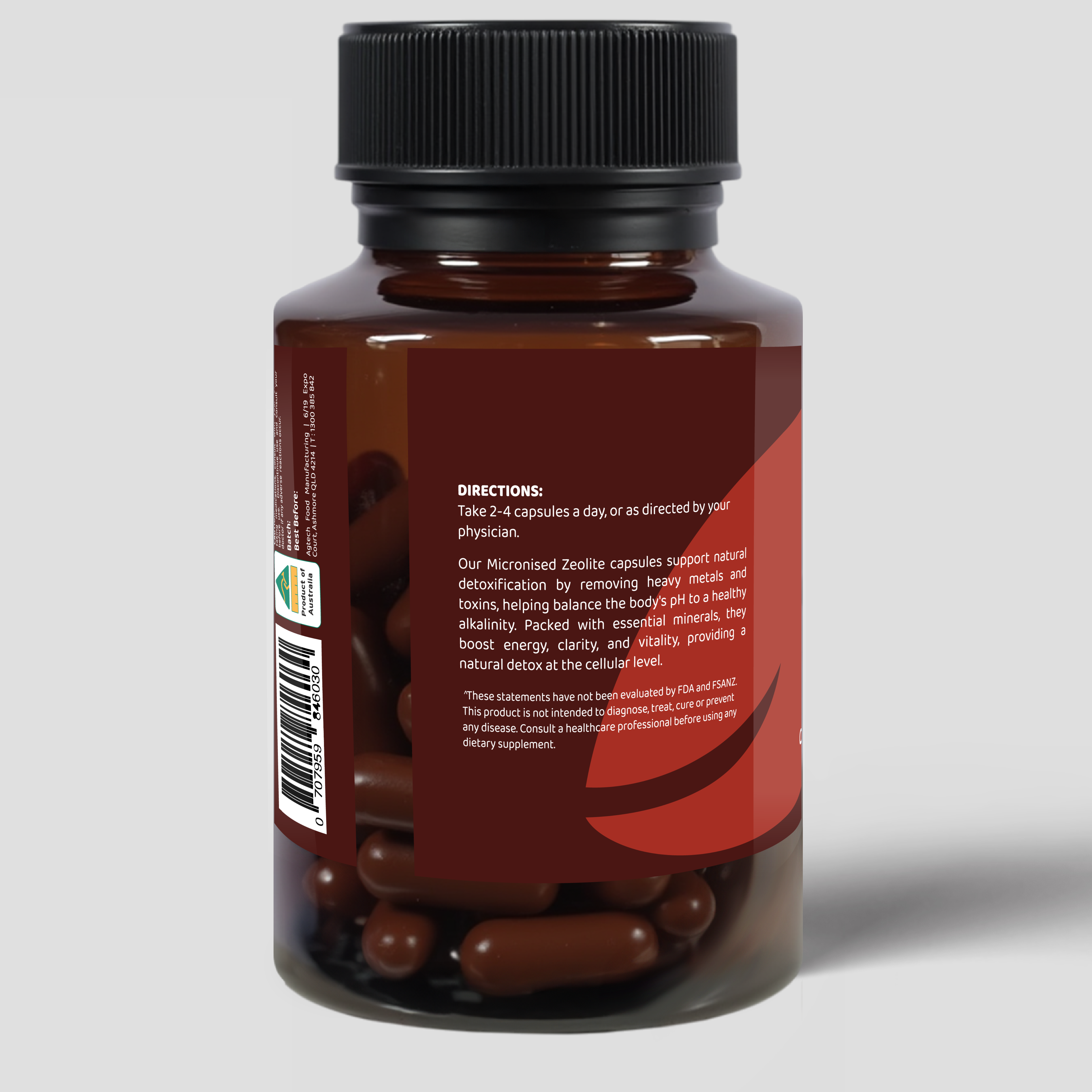 Micronised Zeolite Capsules – Natural Detox Support from Volcanic Minerals (60 Capsules) - Image 3