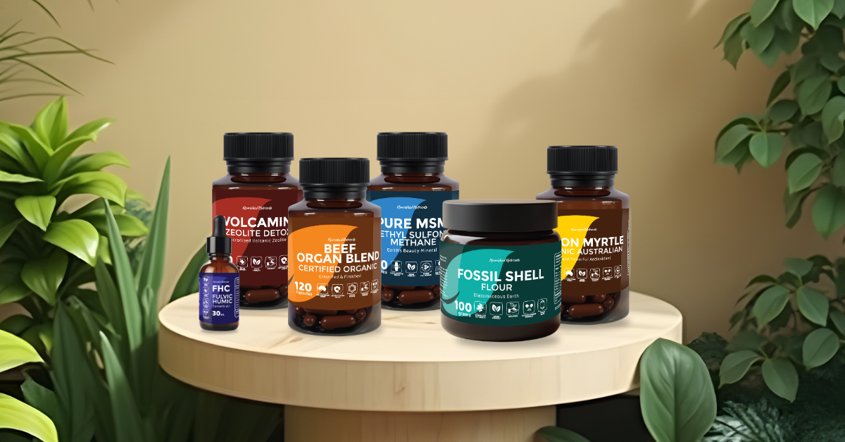 Fossil Shell Flour, MSM, FHC liquid and more - Nourished Nutrients