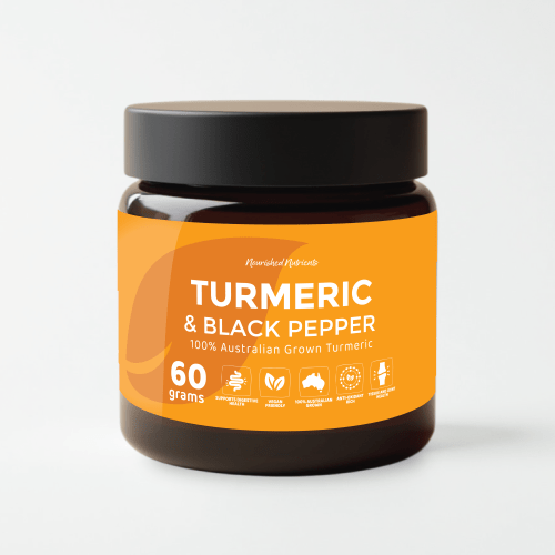 Australian Turmeric and Black Pepper Powder – Powerful Natural Inflammation & Joint Support (60 grams)