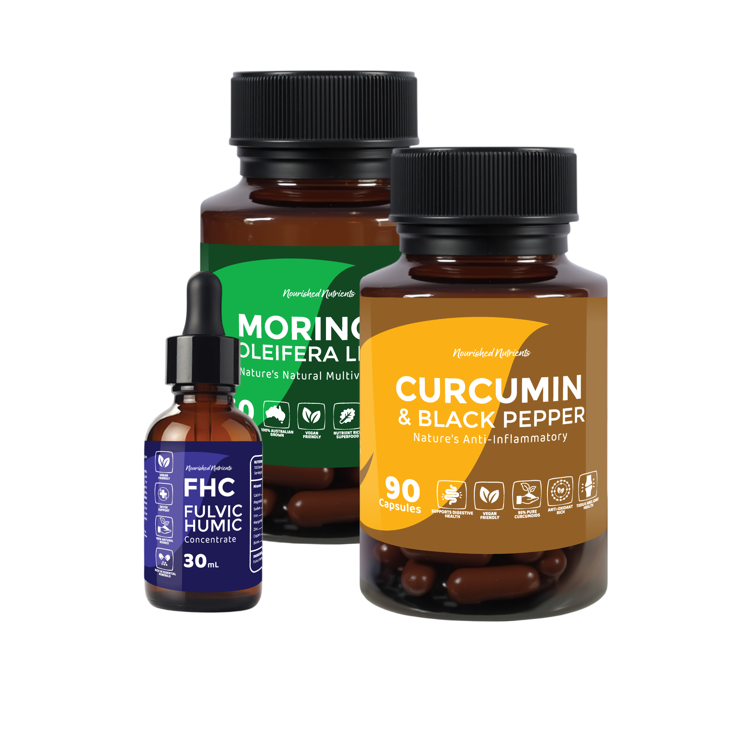 gut-health-bundle-Photoroom Gut Health & Digestion Bundle – Fossil Shell Flour, Lemon Myrtle, Fulvic Acid